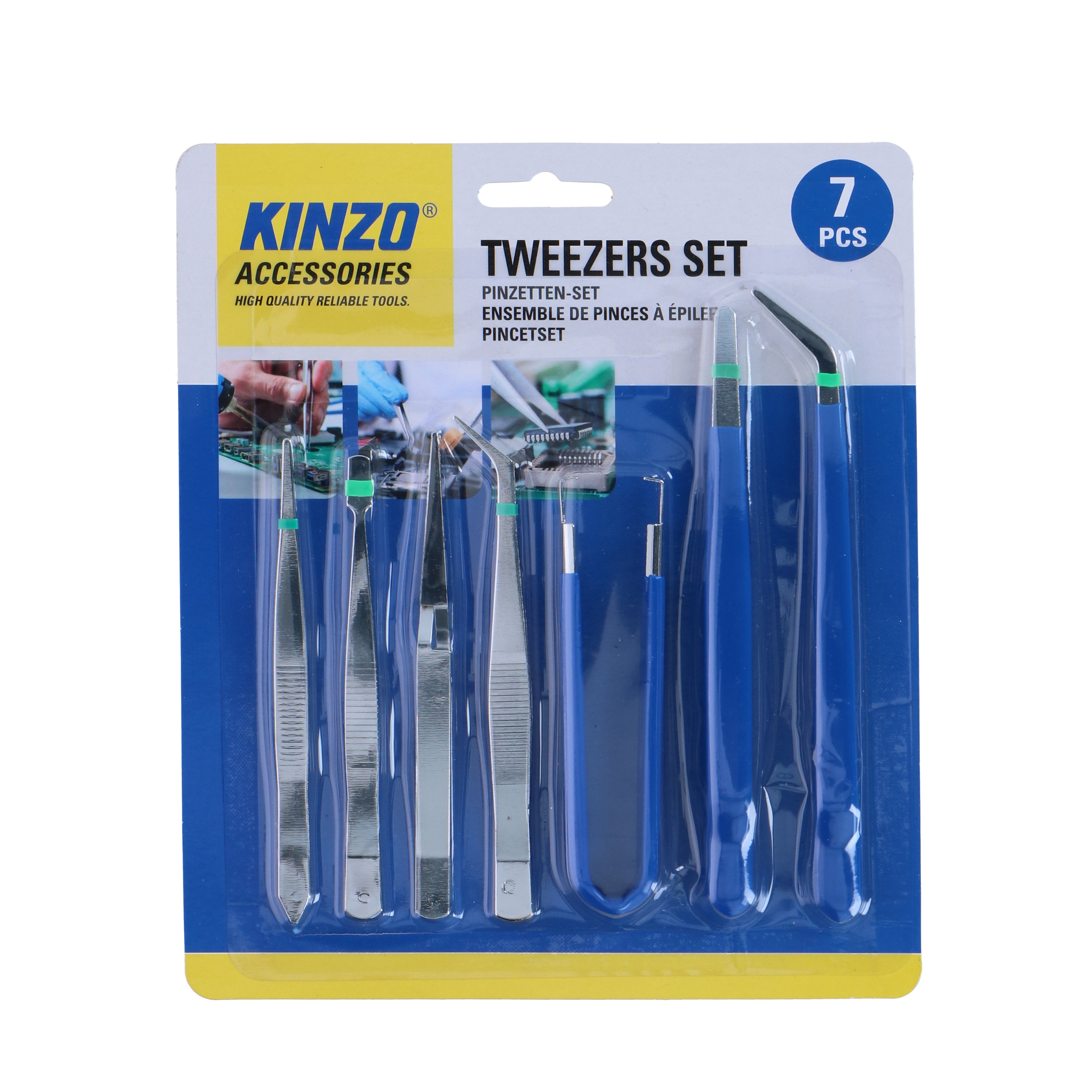 Pinzetten Set 7-teilig