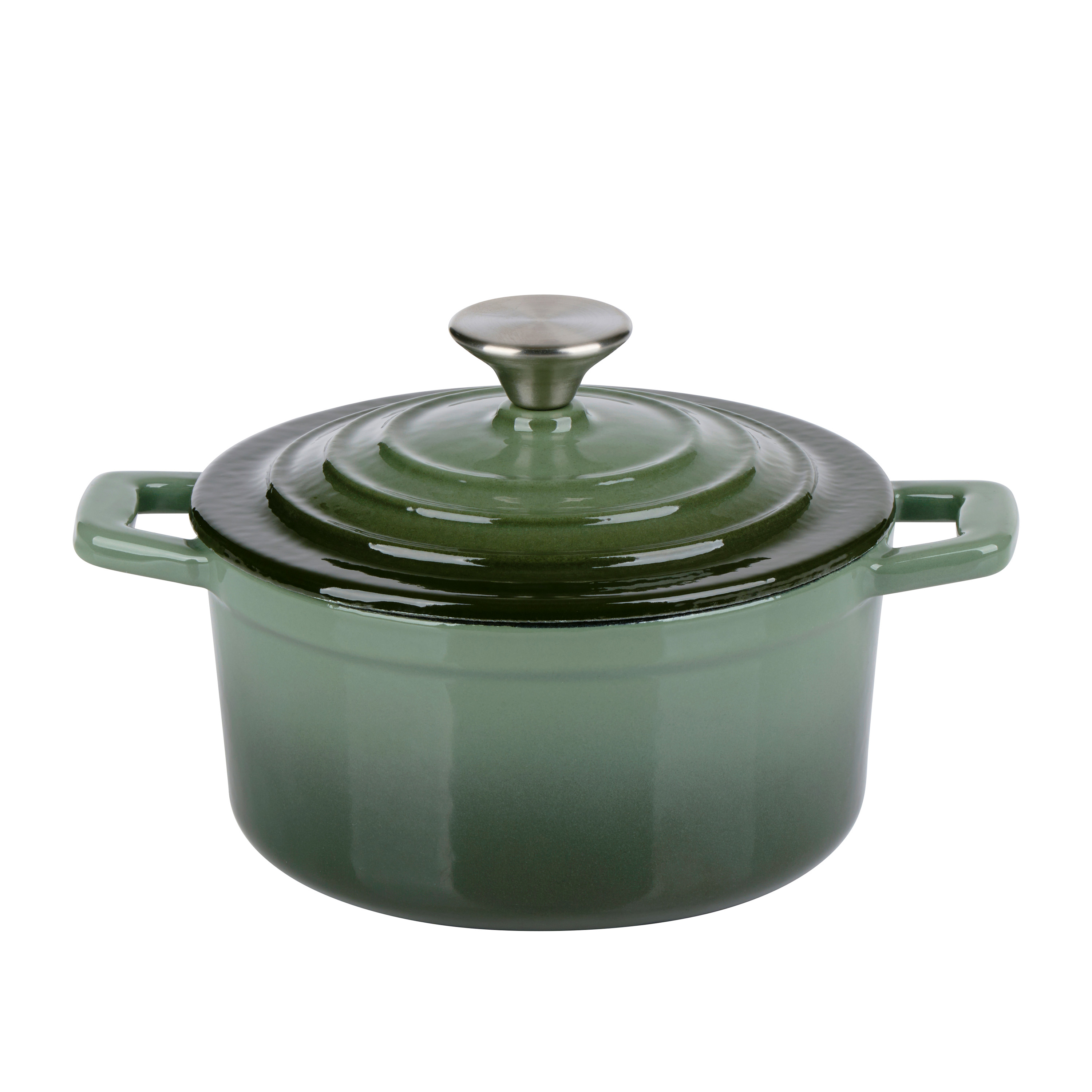 Gusseisentopf 14 cm grün
