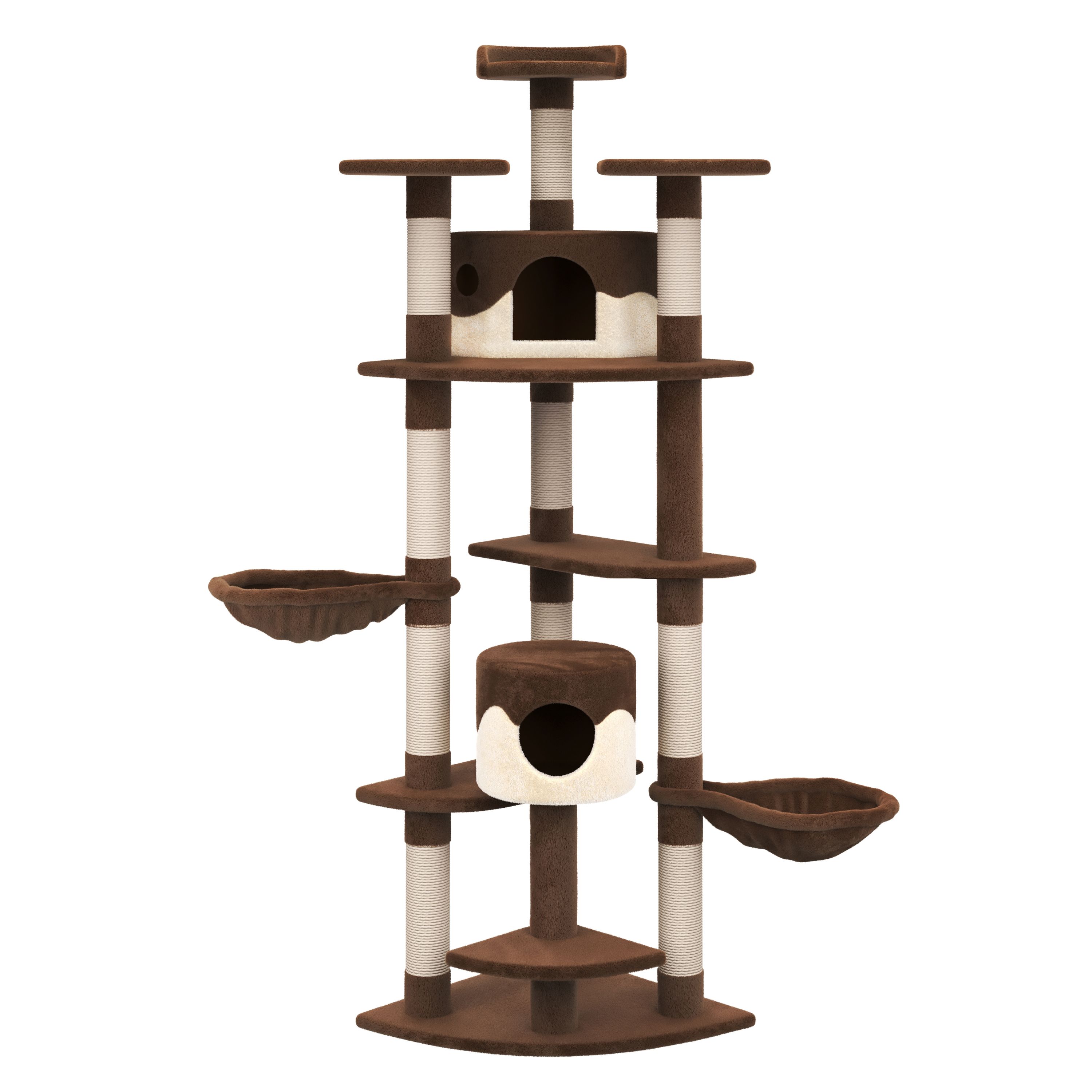 Katzenbaum BLACKY 210 cm braun