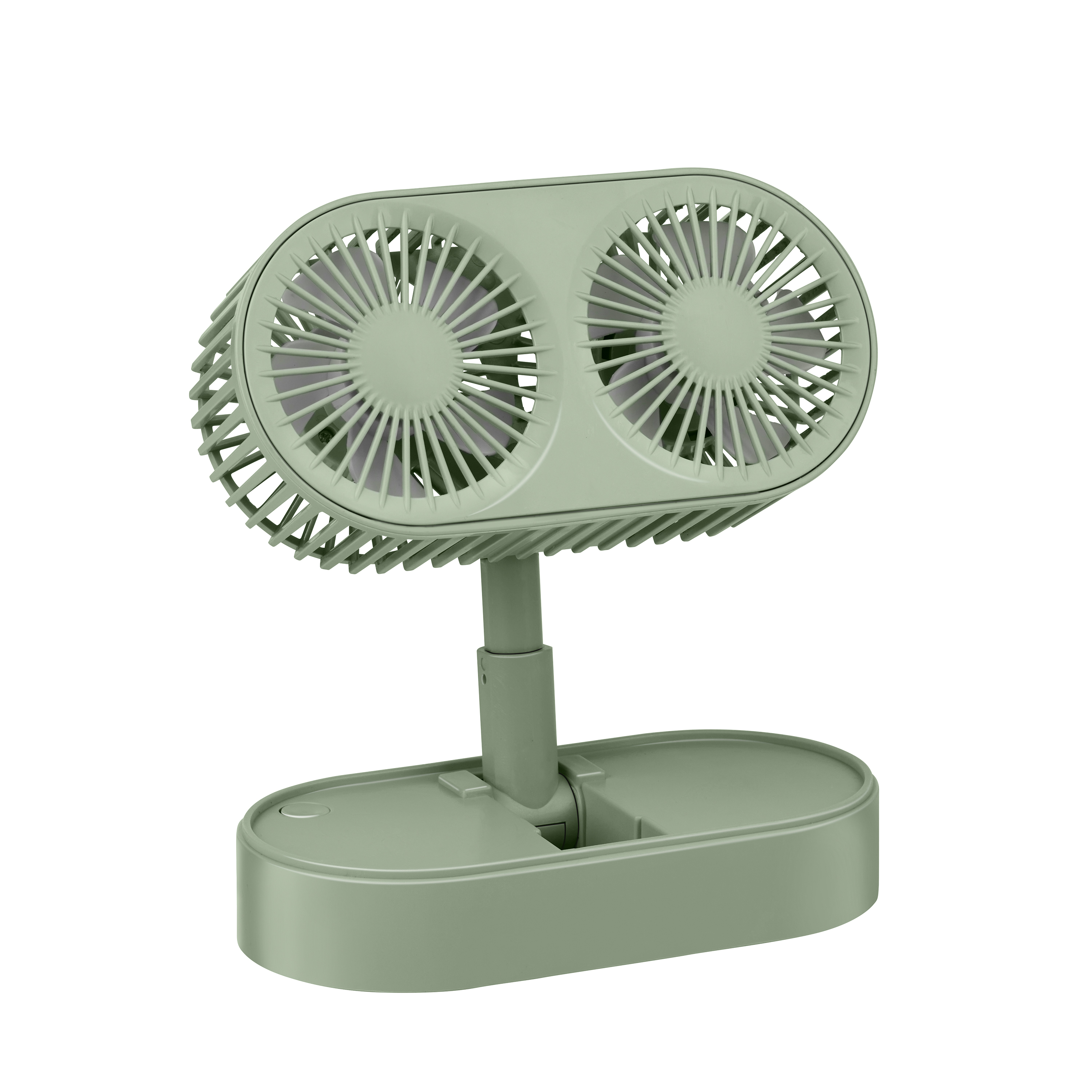 Tischventilator USB 1200mAh grün