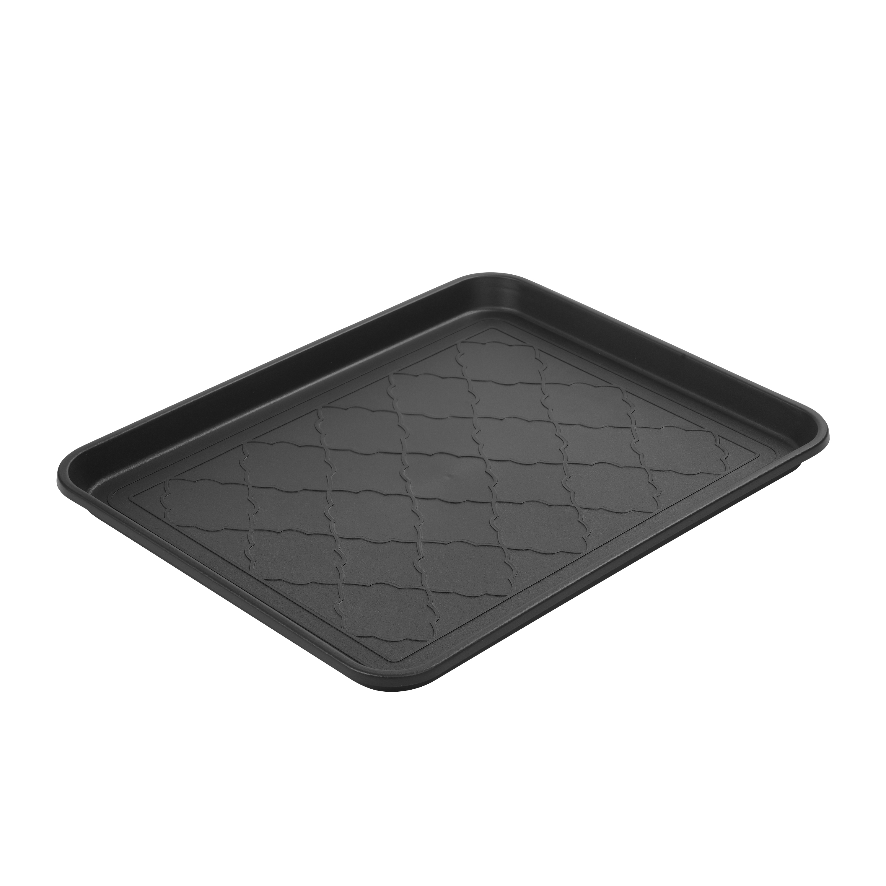 Schuhabtropfschale 45 x 36 cm schwarz