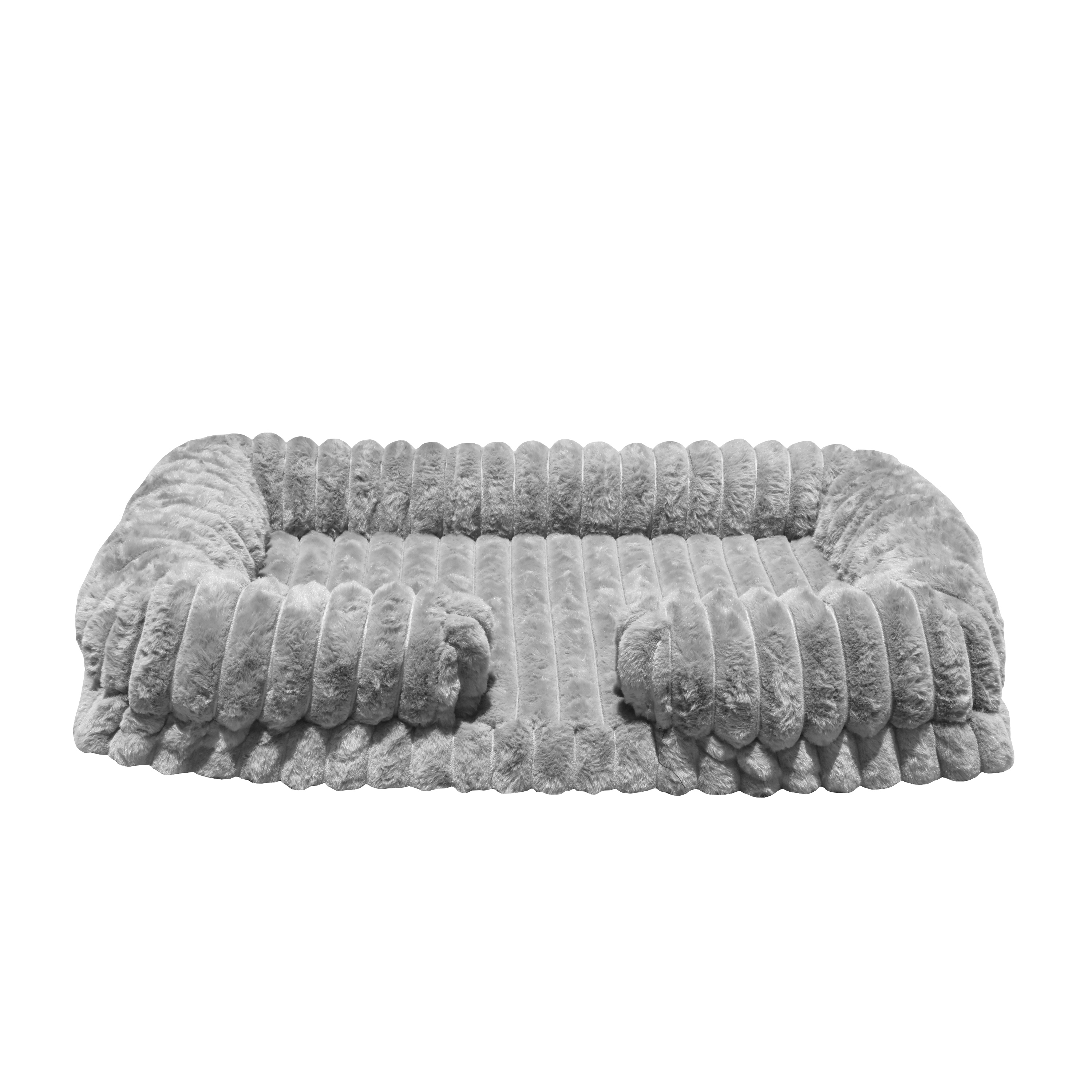 Hundebett Katzenbett HYGGE 80 x 53 cm grau