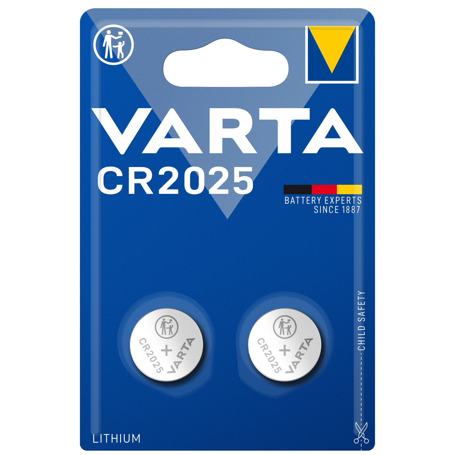 Knopfzelle VARTA Lithium CR2025 2 Stk.