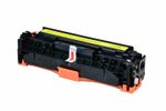 Toner gelb kompatibel mit HP CF382A / 312A schräge Ansicht