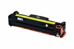 Toner gelb kompatibel mit HP CF382A / 312A schräge Ansicht vorne