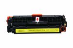 Toner gelb kompatibel mit HP CF382A / 312A Frontalansicht hinten
