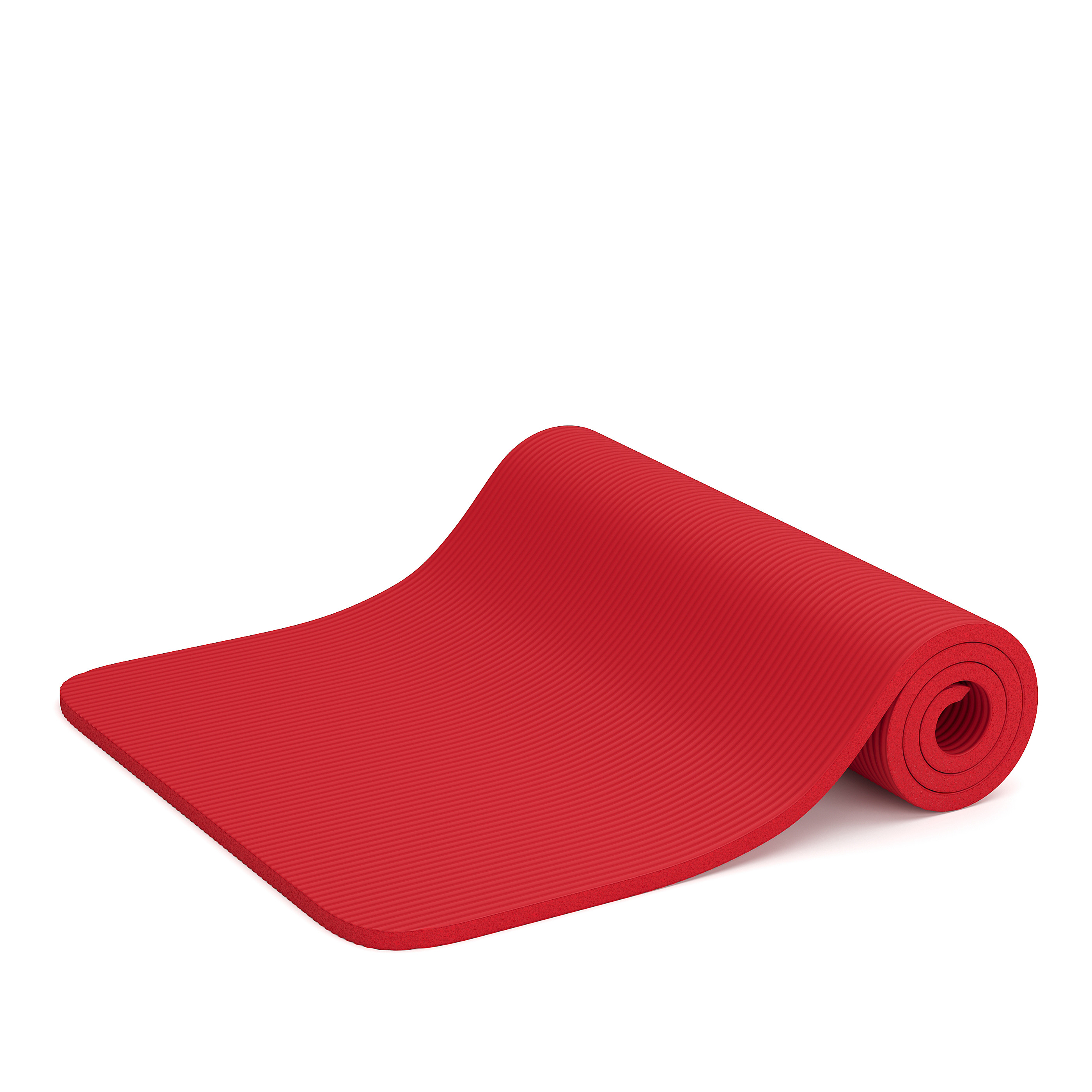Fitnessmatte rot 190 x 60 x 1.5 cm