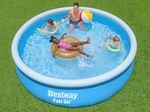Bestway Pool mit Filterpumpe 366 x 76 cm im Garten Oberseite