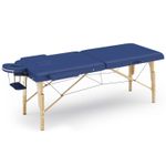 Massage table 2-zones blue