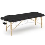 Massage table 2-zones black