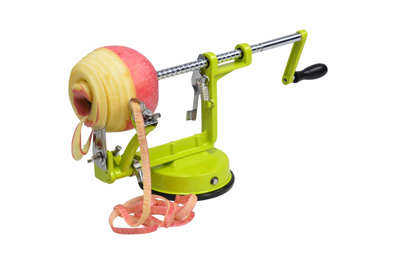 Apfelschäler Apfelschneider grün