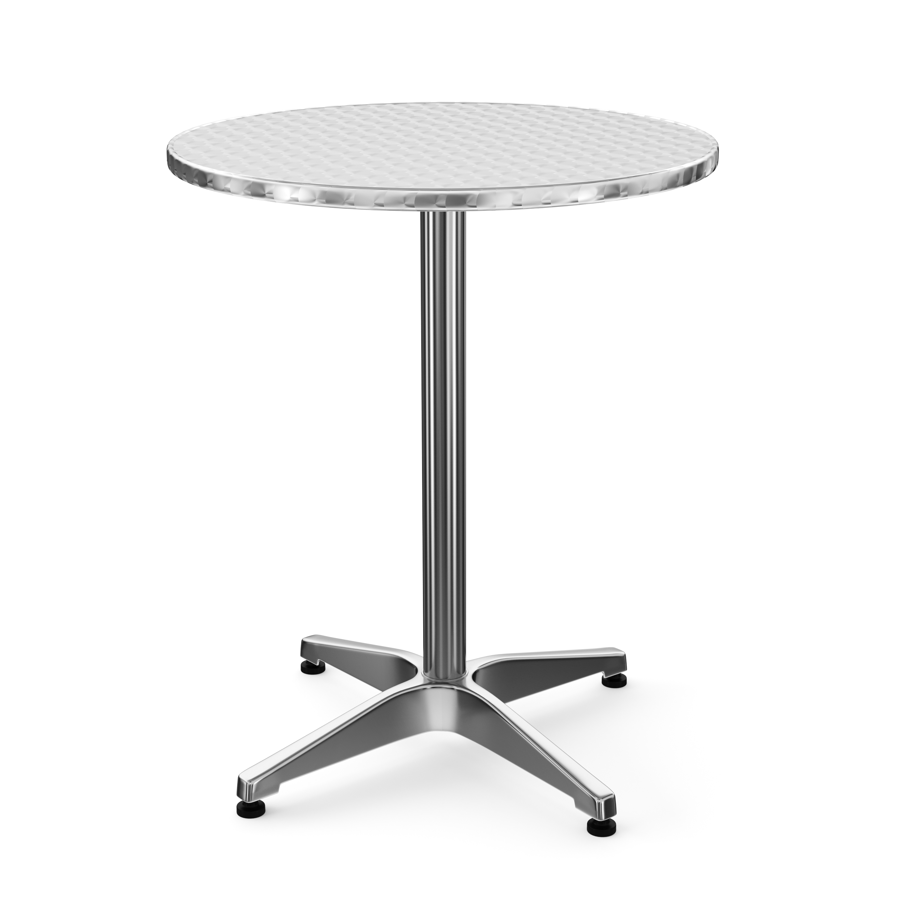 Bistrotisch Alu rund 60 x 70 cm
