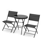 Gartenset DAYTONA anthrazit Frontalansicht