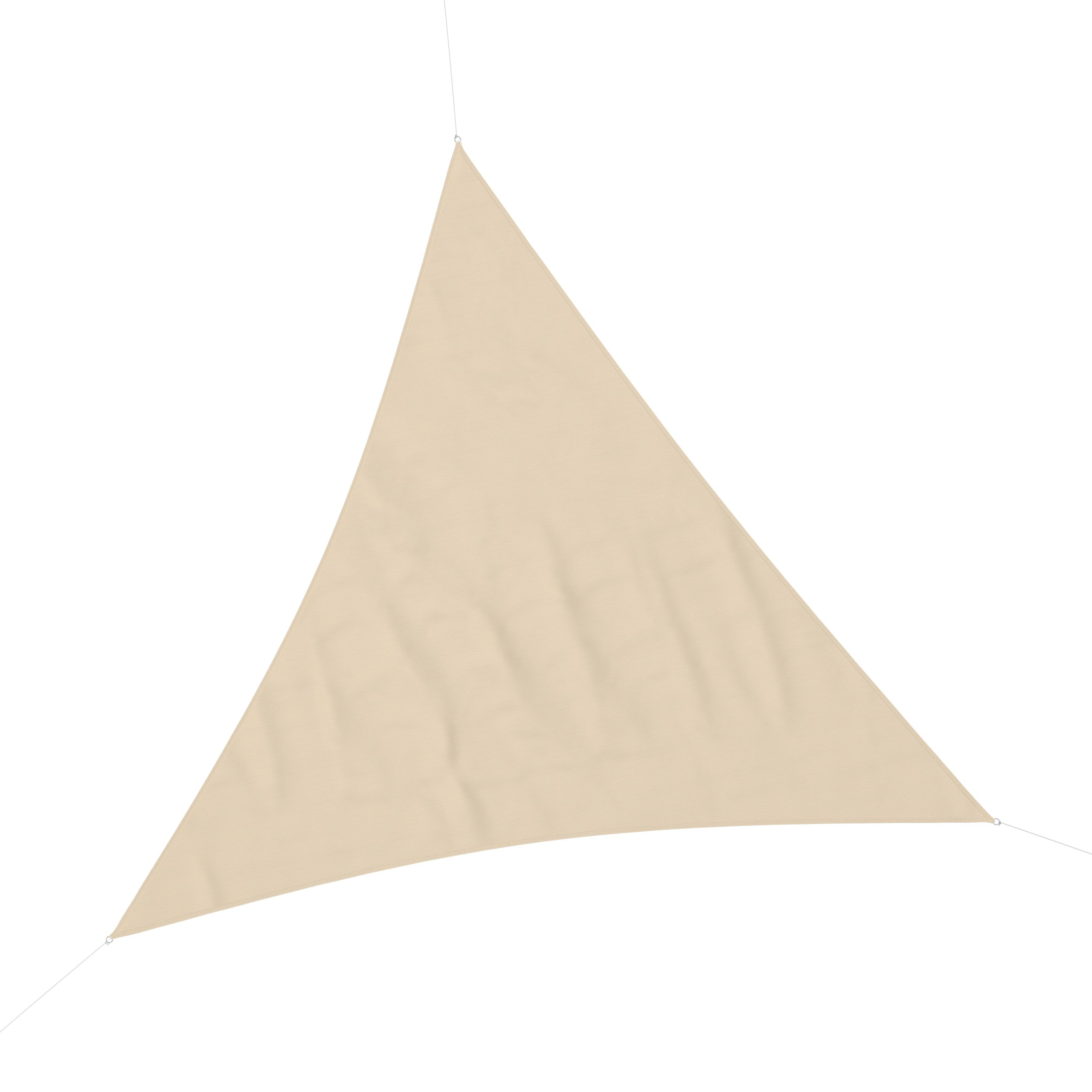 Sonnensegel Dreieck 3 x 3 x 3 m beige