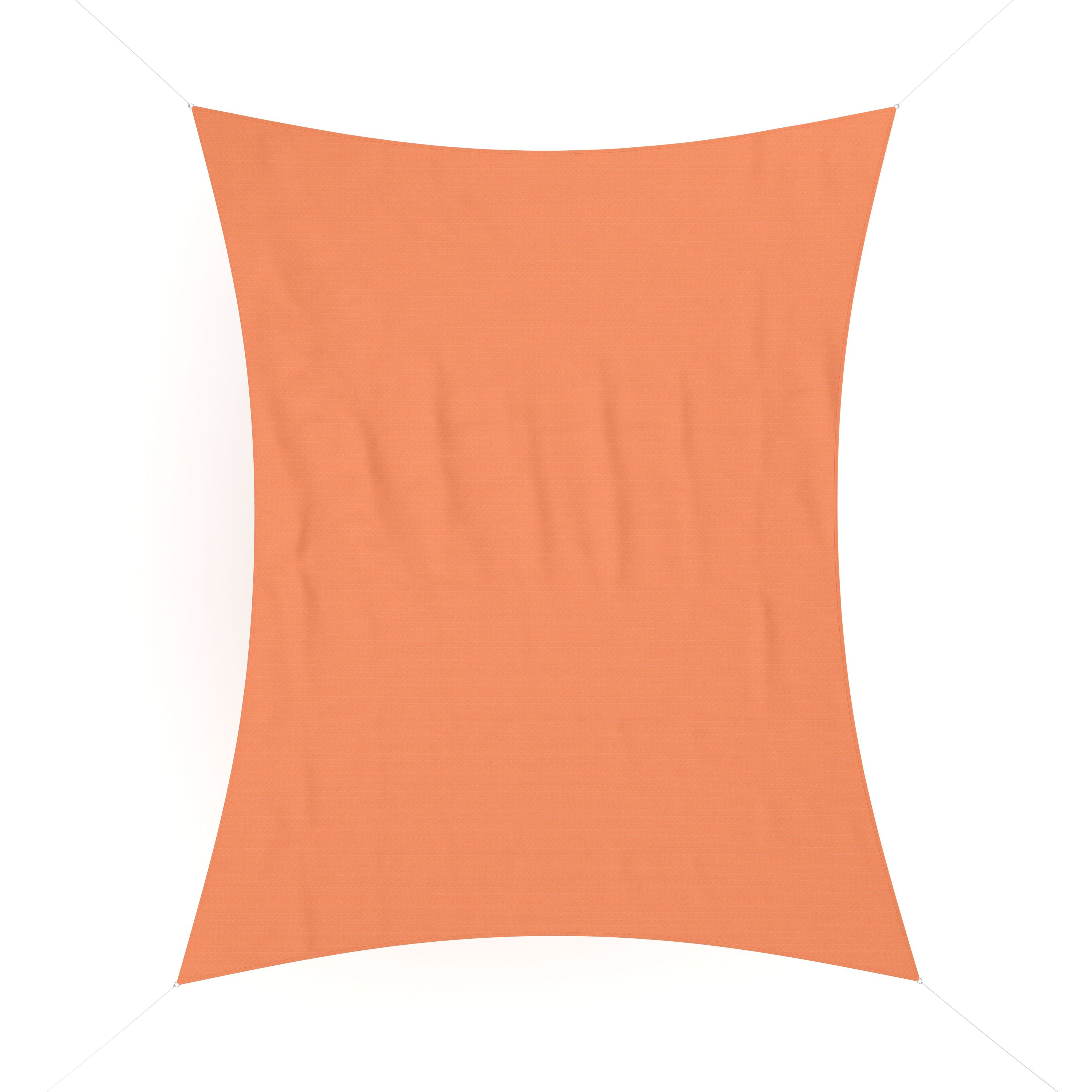 Sonnensegel 4 x 6 m orange