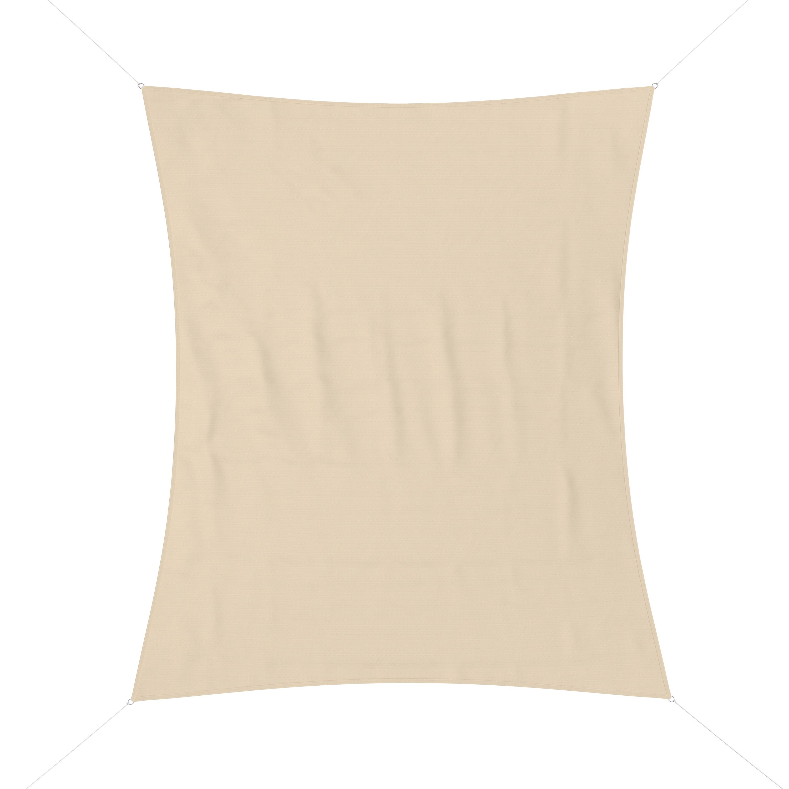 Sonnensegel 3 x 4 m beige