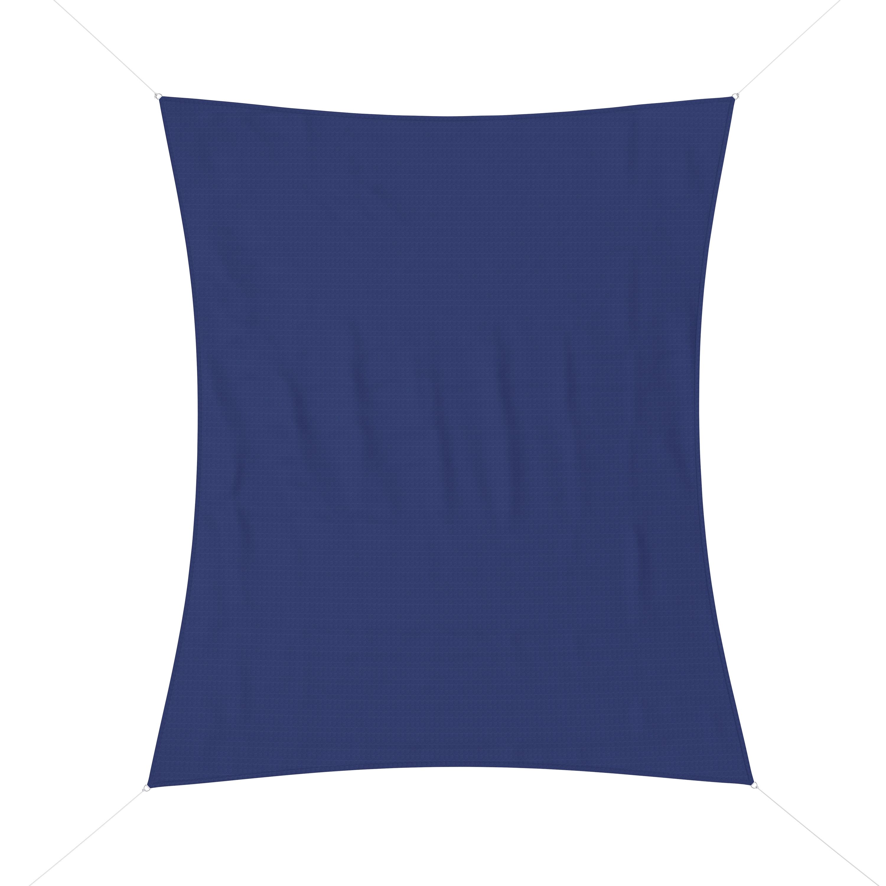 Sonnensegel 3 x 4 m blau