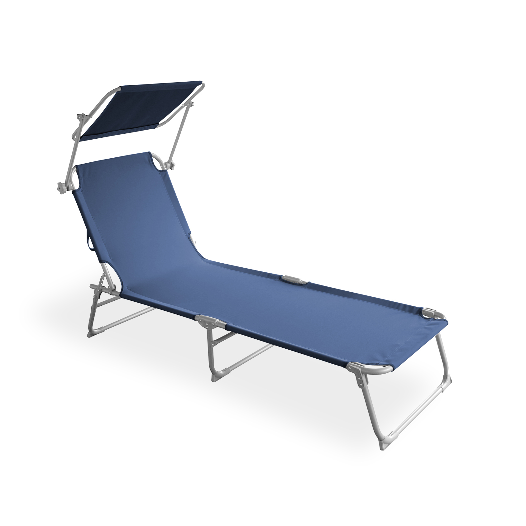 Liegestuhl LETTINO blau