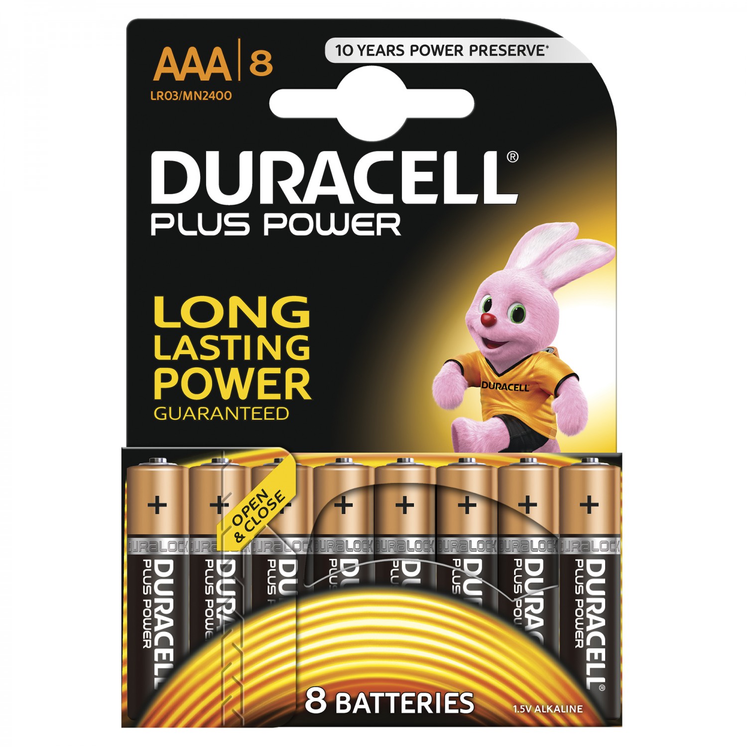 Batterie AAA DURACELL Plus Power 8 Stk.