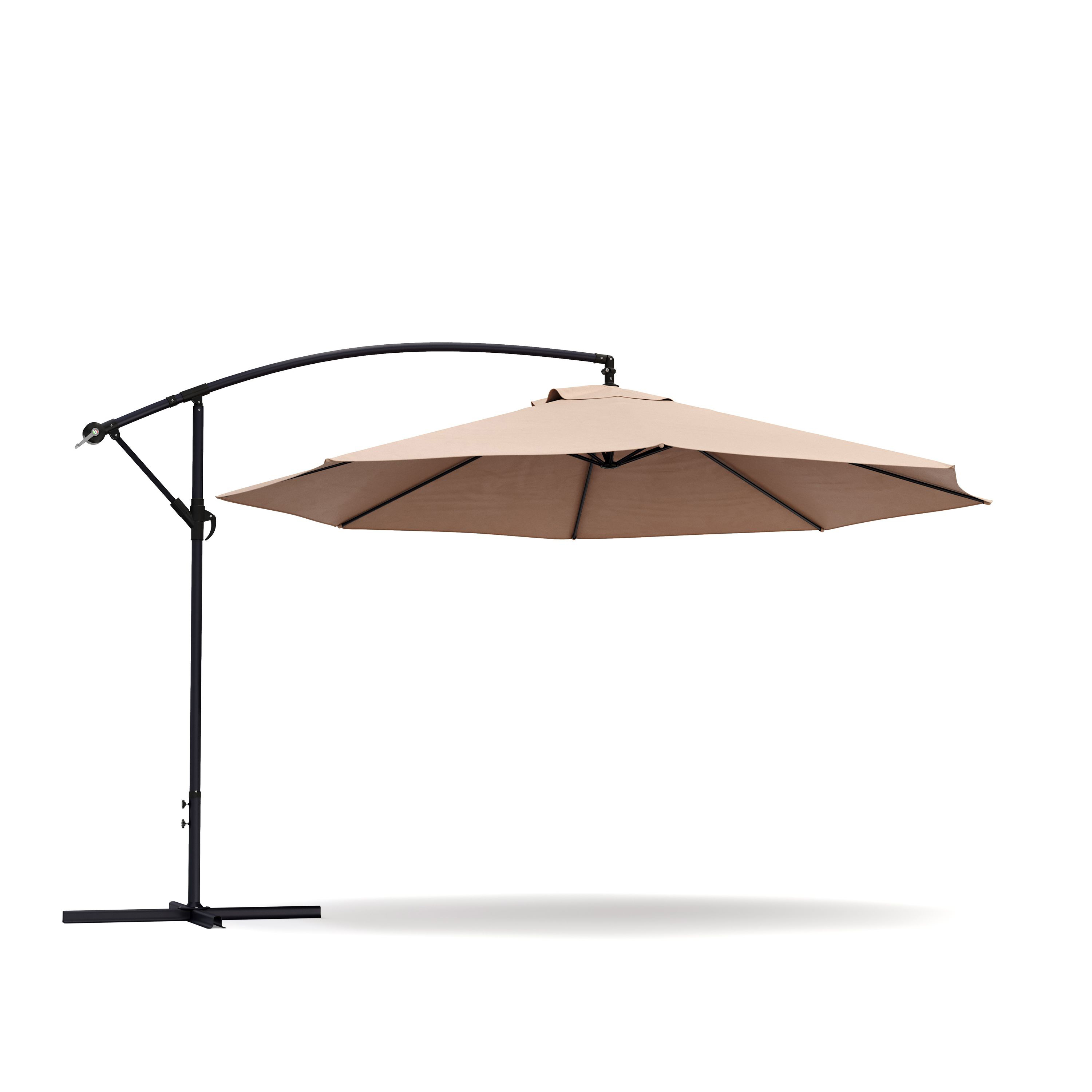 Sonnenschirm Ampelschirm SUN 300 cm braun
