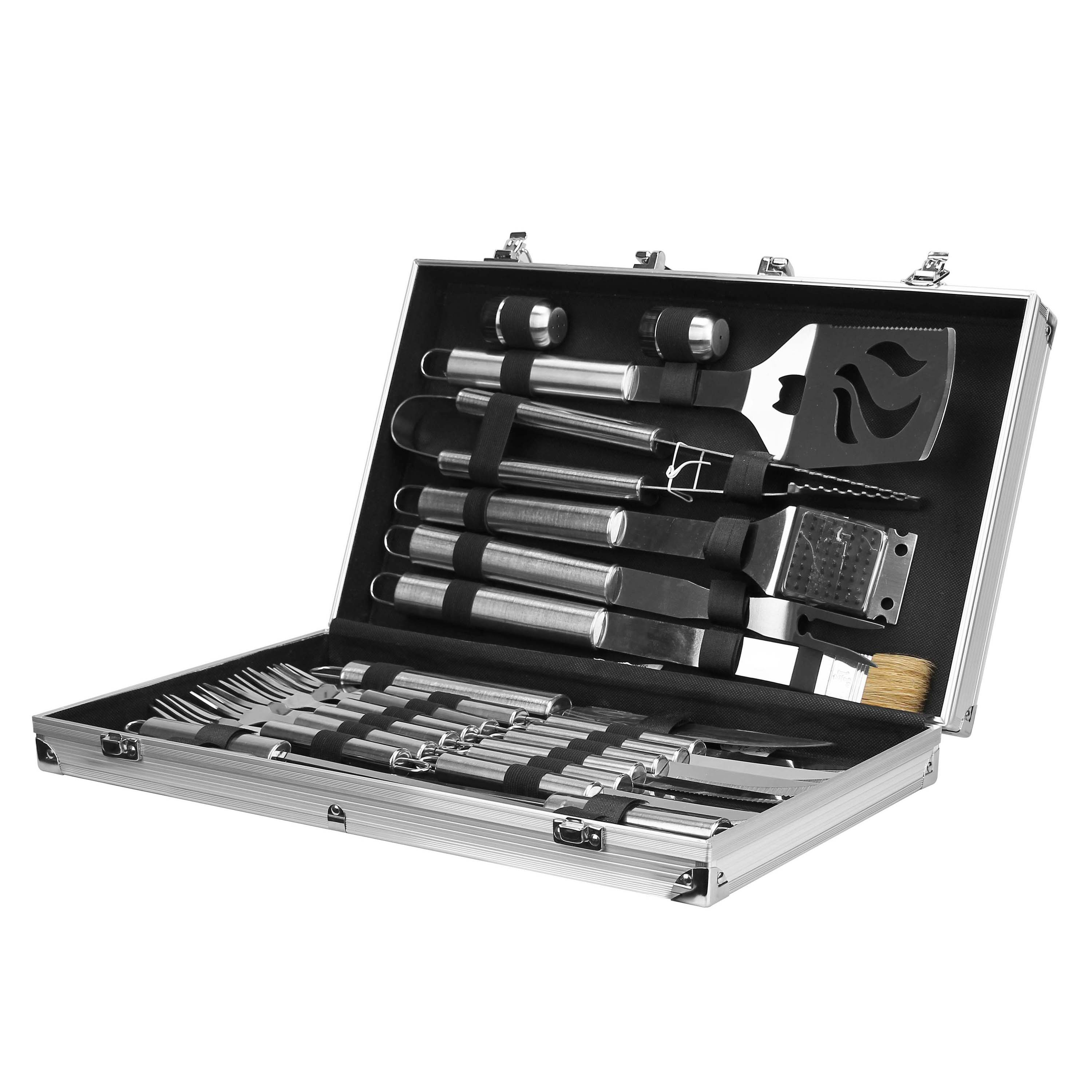 BBQ Grillbesteck Koffer 24-teilig