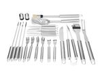 BBQ Grillbesteck Koffer 24-teilig Lieferumfang