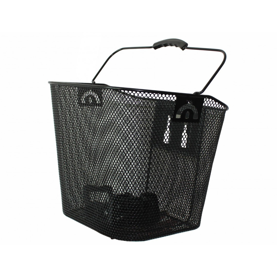 Velokorb vorne mit Tragegriff 35 x 25 cm schwarz