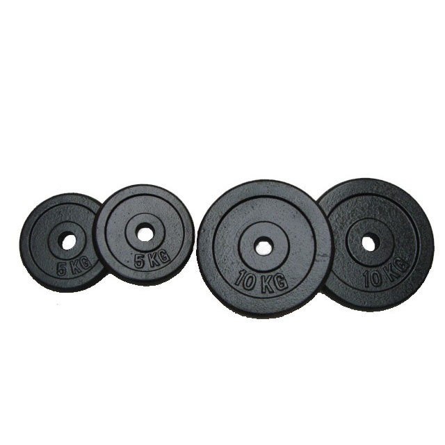 Hantelscheiben Gusseisen 2 x 10 kg + 2 x 5 kg