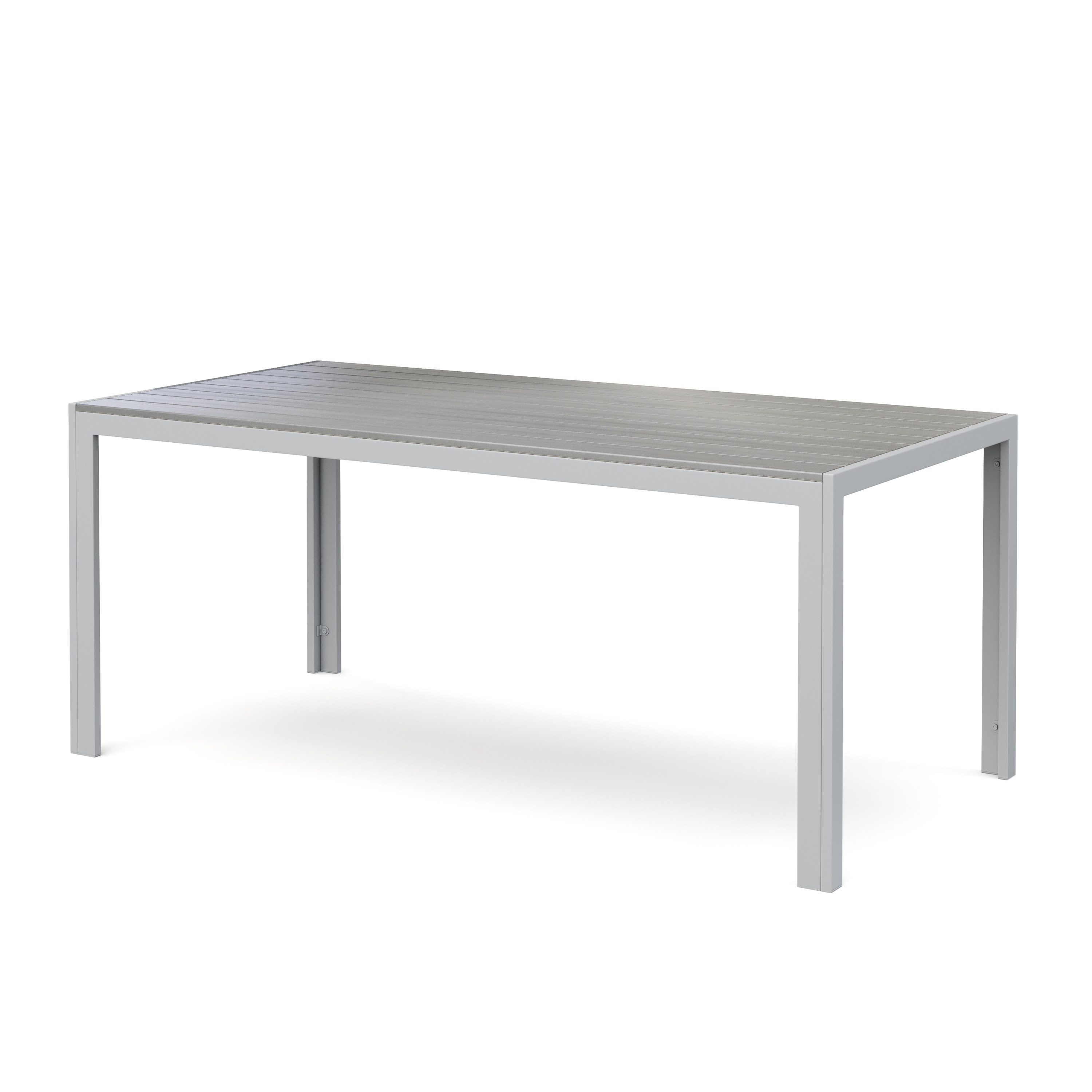 Gartentisch ENZI 180 x 90 cm grau