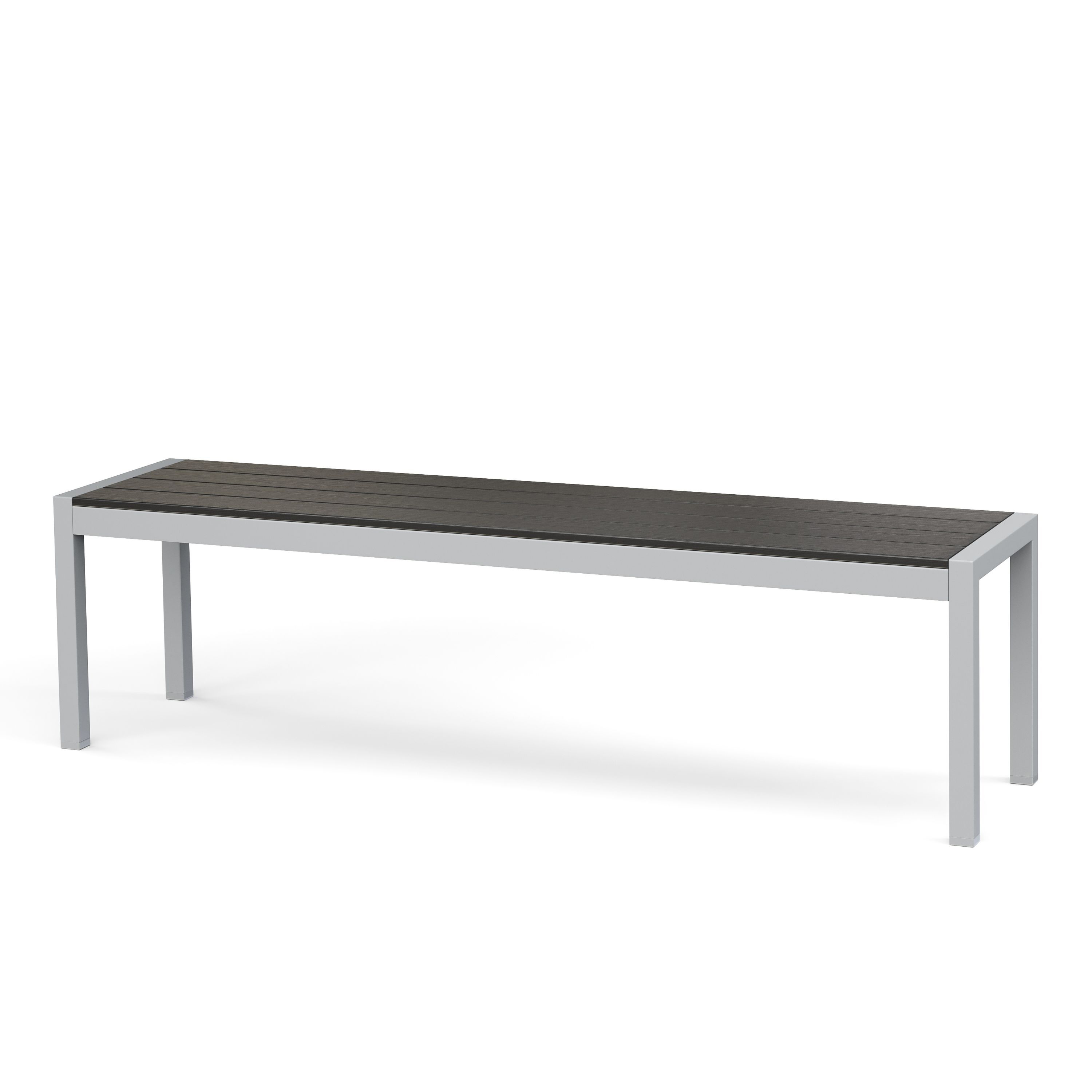 Gartenbank ZILO 165 cm anthrazit