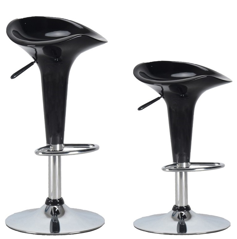 Barhocker STELLA 2er Set schwarz
