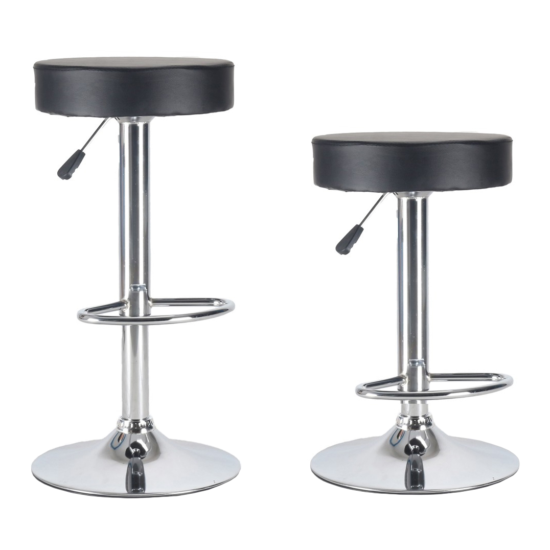 Barhocker BALI 2er Set schwarz