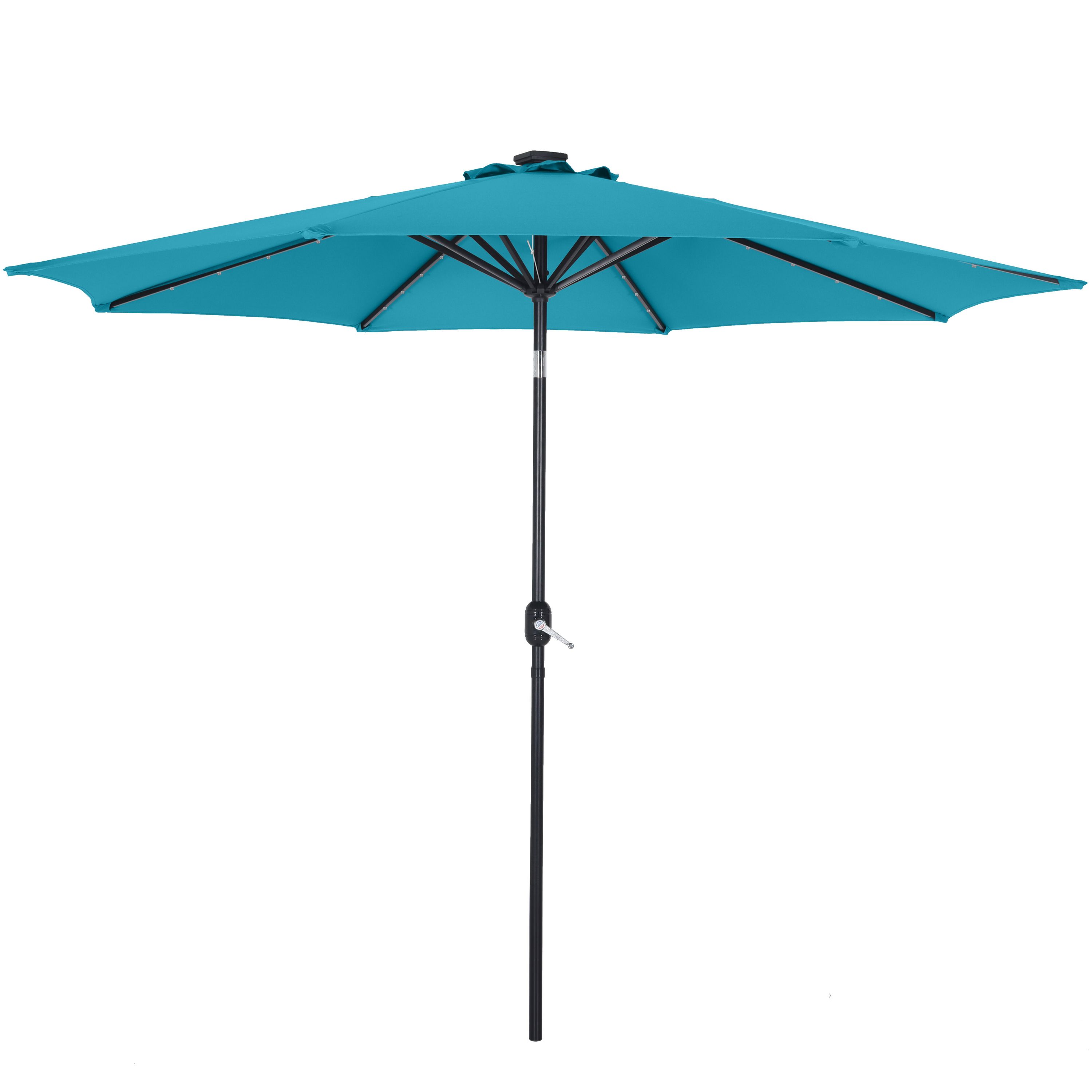 Sonnenschirm VAY mit LED 300 cm blau