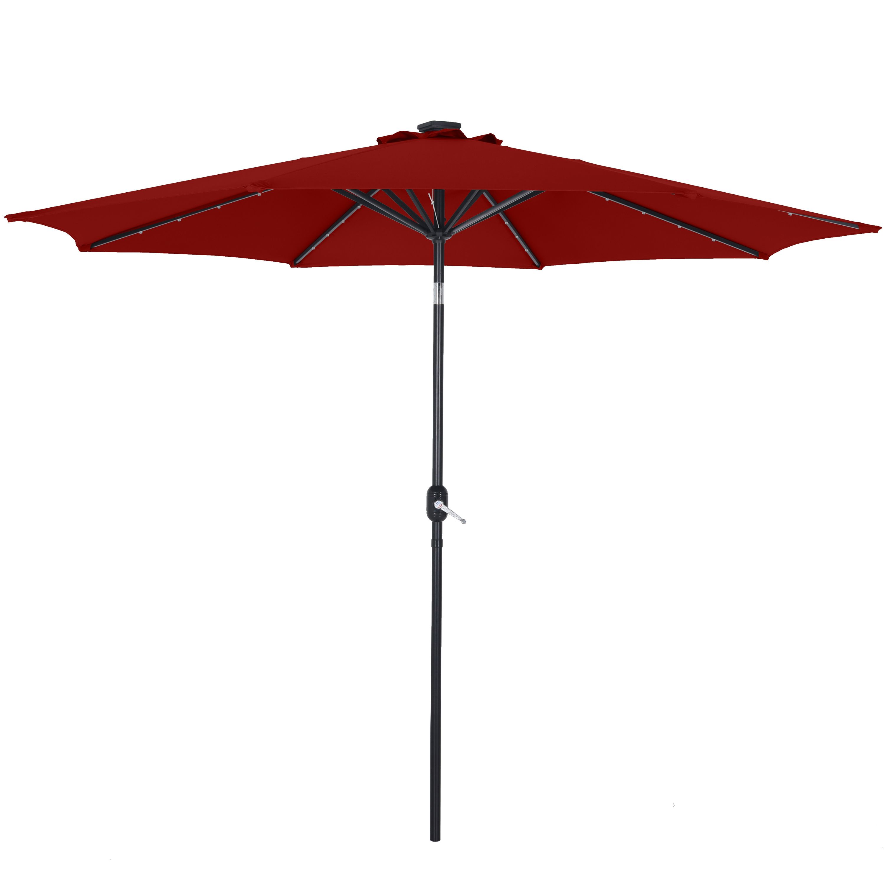 Sonnenschirm VAY mit LED 300 cm rot