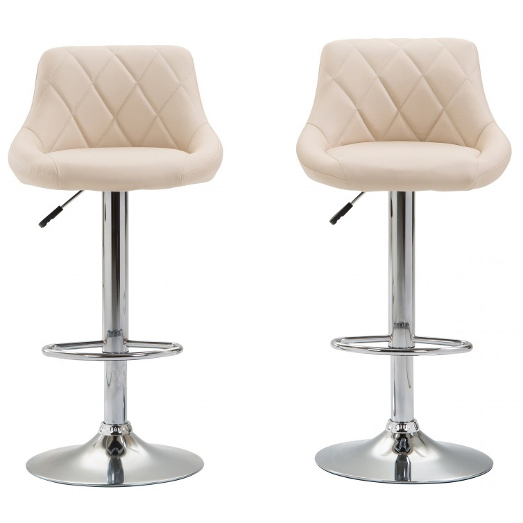 Barhocker JASPER 2er Set beige