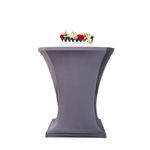 Tischdecke für Bistrotische 60 - 65 cm grau