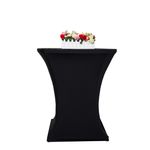 Tischdecke für Bistrotische 60 - 65 cm schwarz