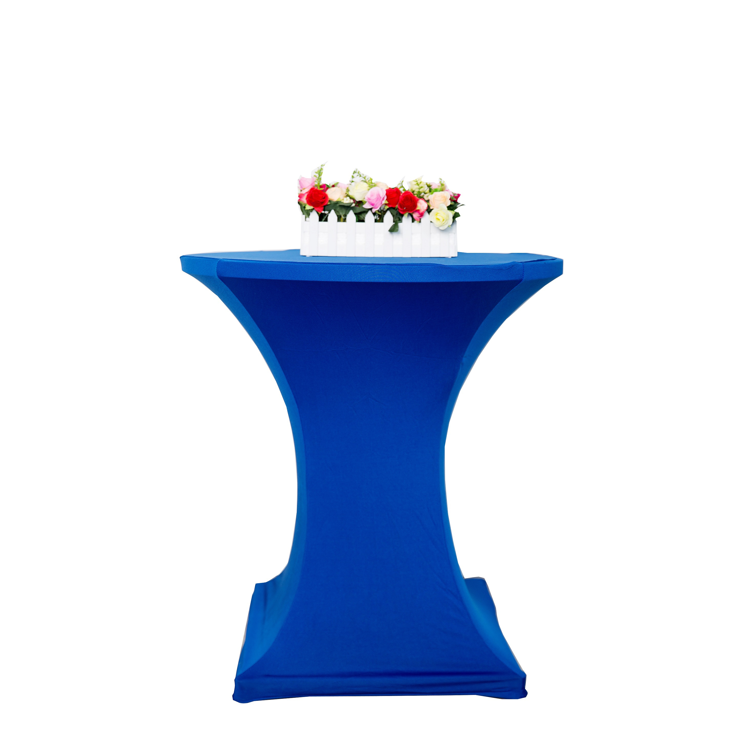 Tischdecke für Bistrotische 60 - 65 cm blau