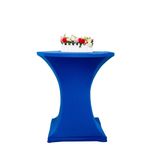 Tischdecke für Bistrotische 60 - 65 cm blau