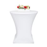 Tischdecke für Bistrotische 70 - 75 cm weiss