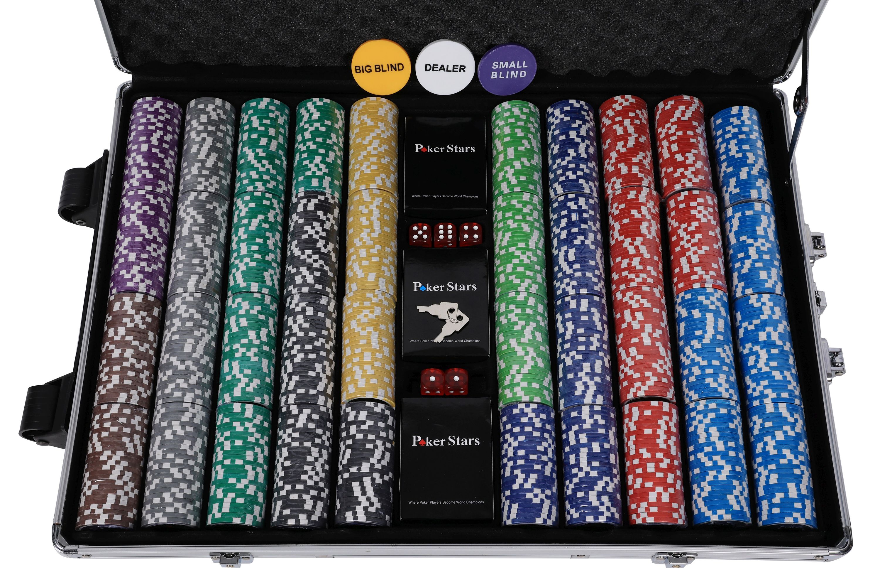 Distribuer les jetons au poker : combien par personne