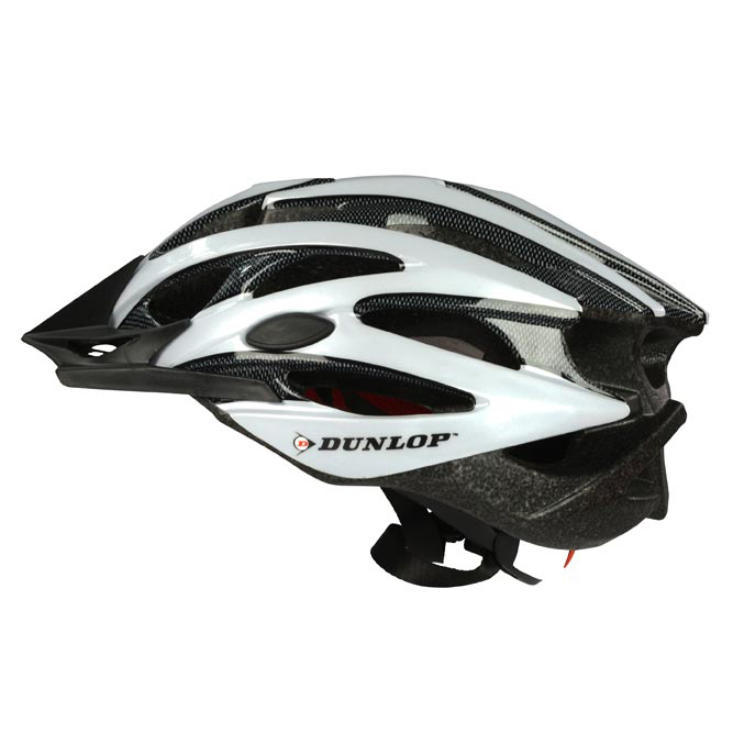 MTB Helm DUNLOP 55 - 58 cm weiss