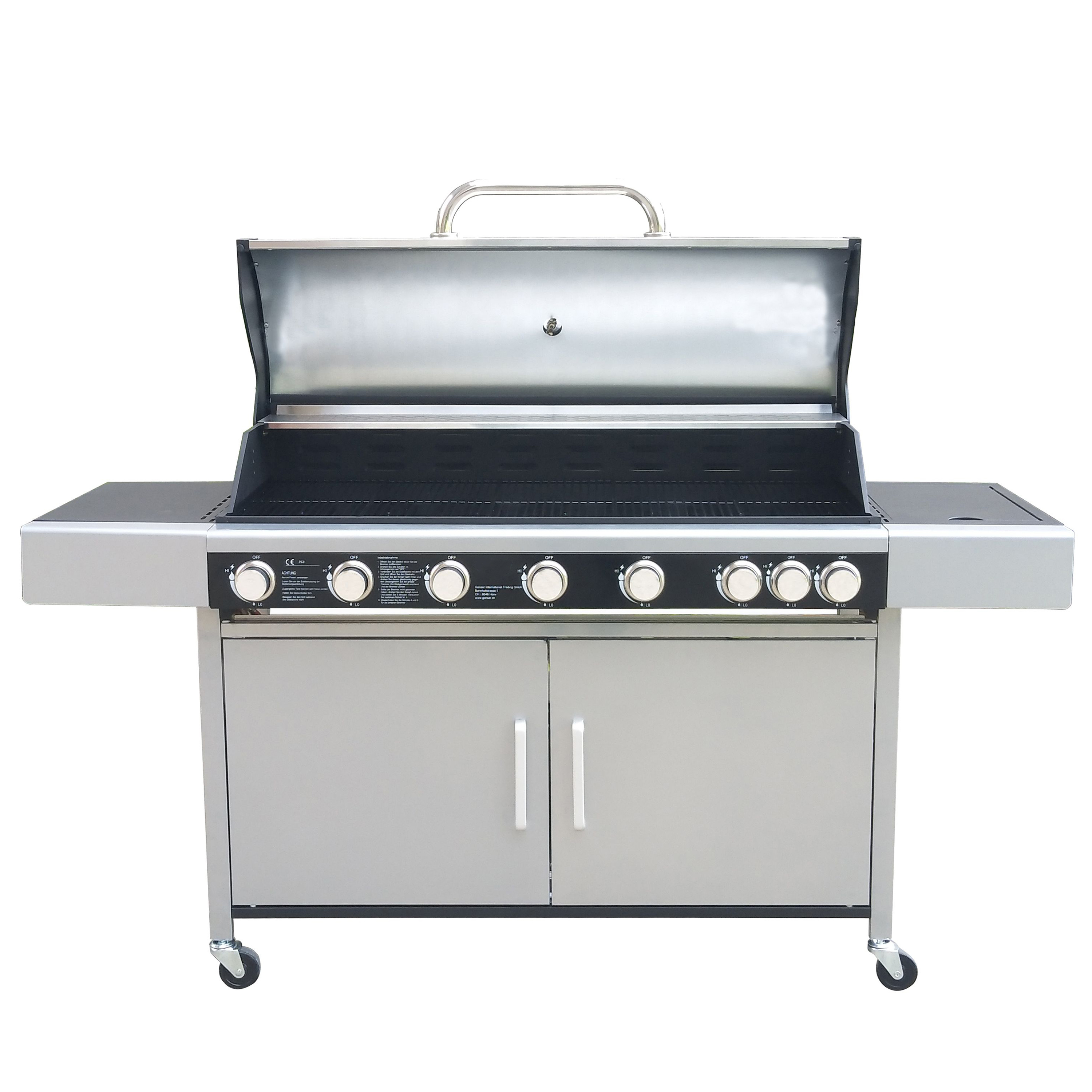 Gasgrill BBQ 7+1 Brenner