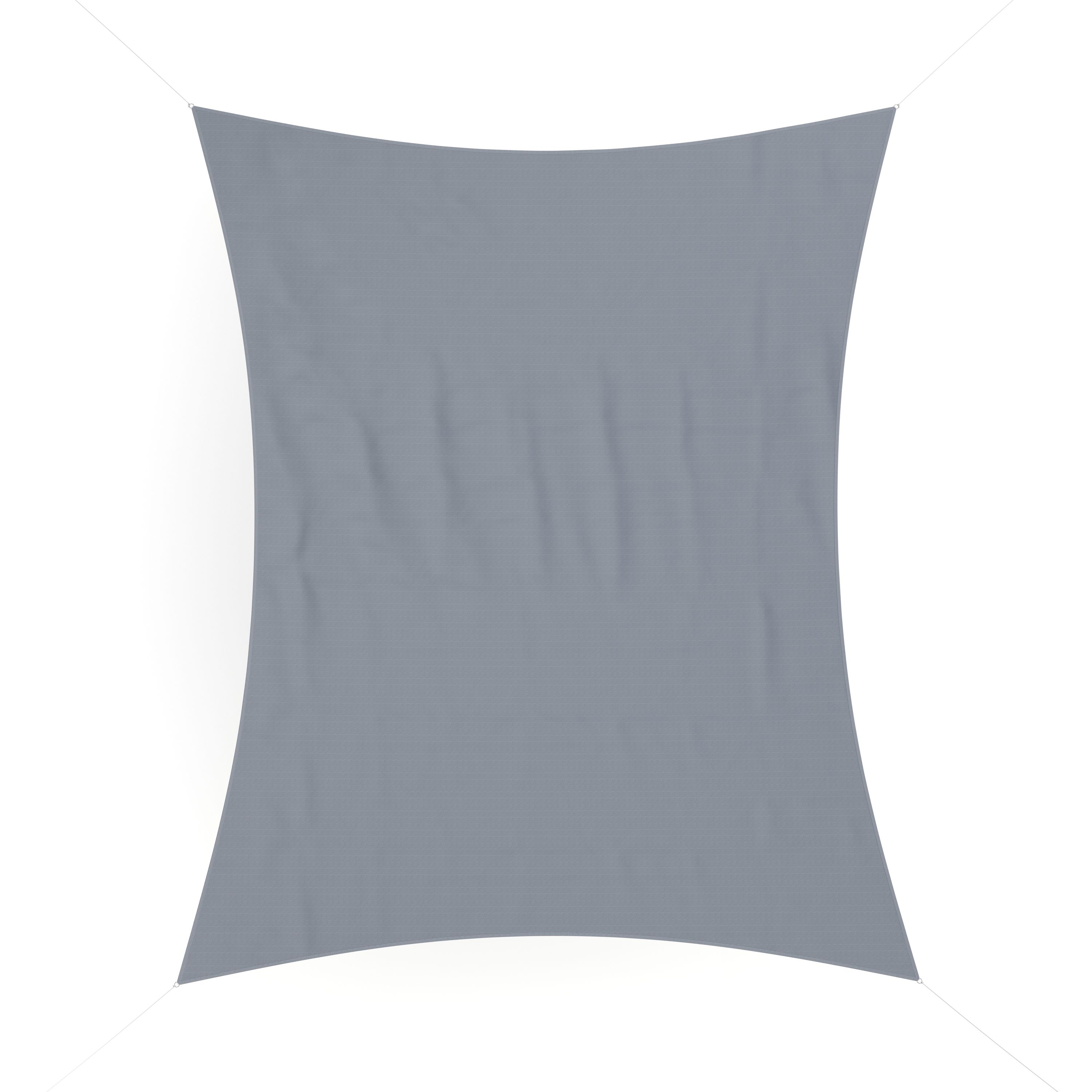 Sonnensegel 4 x 6 m grau