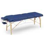 Massageliege Massagetisch 3 Zonen blau Anzeigebild