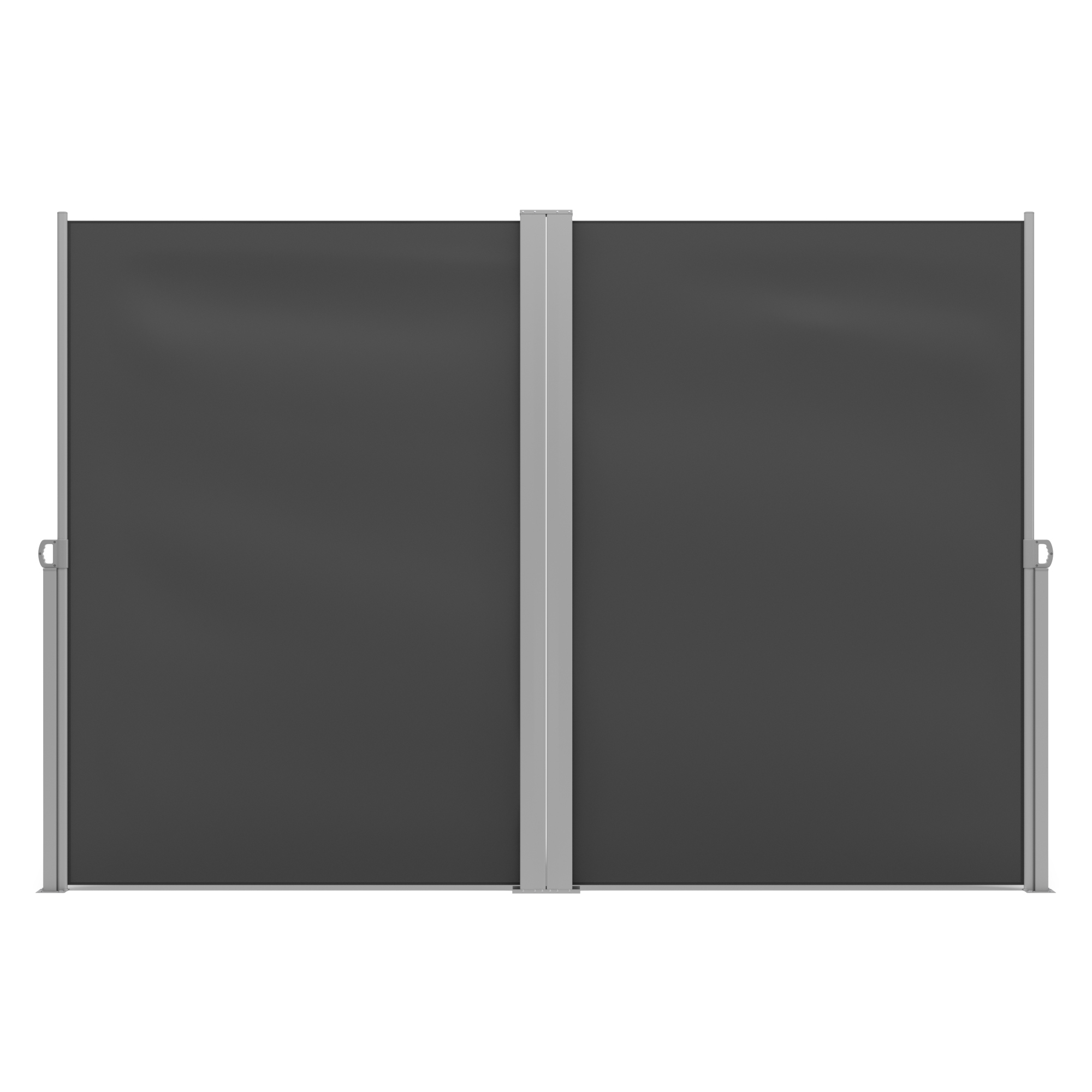 Doppelseitenmarkise VIA 200 x 800 cm anthrazit