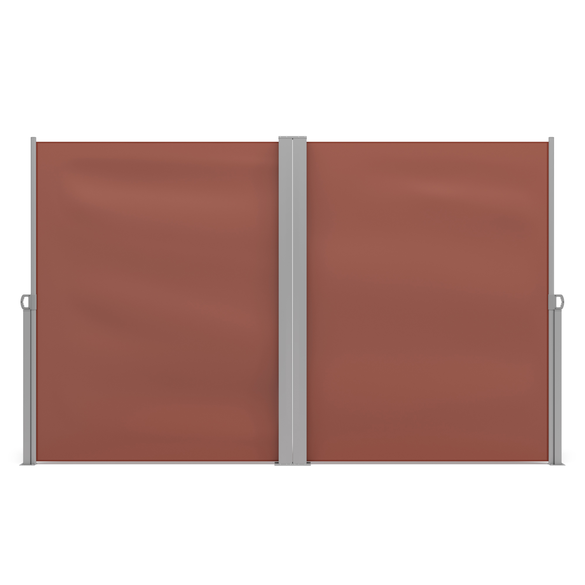 Doppelseitenmarkise 180 x 800 cm braun
