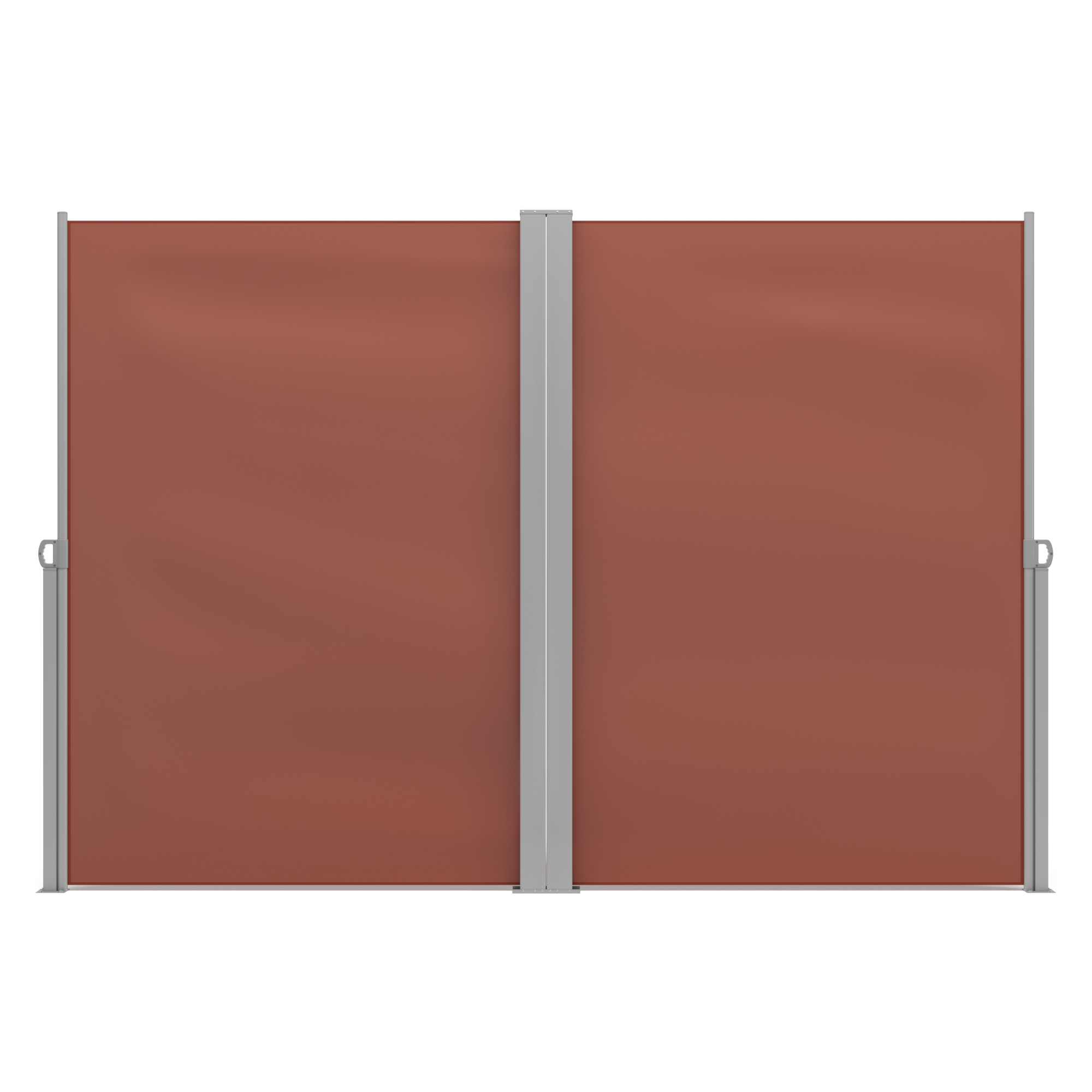 Doppelseitenmarkise 200 x 800 cm braun