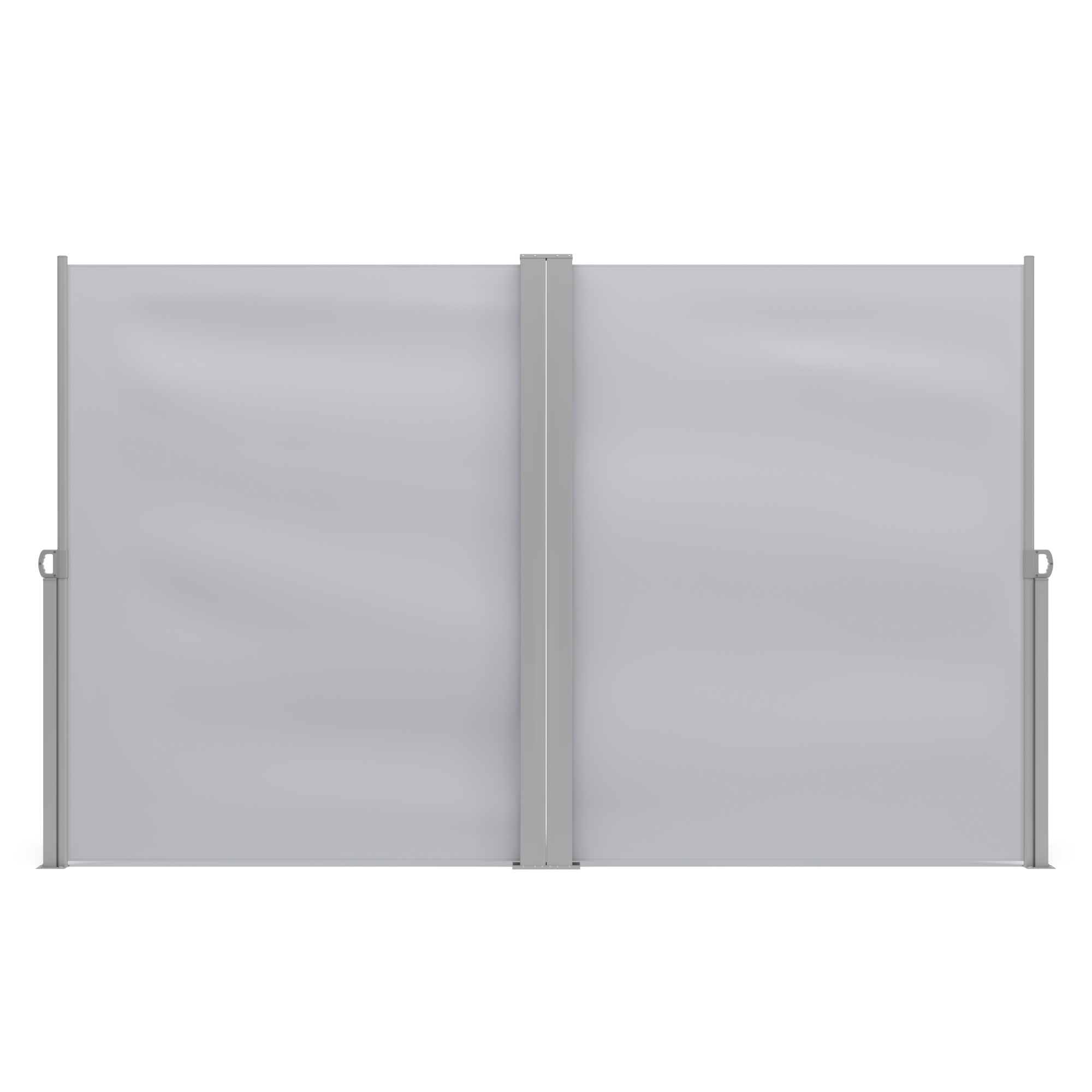 Doppelseitenmarkise VIA 180 x 800 cm grau