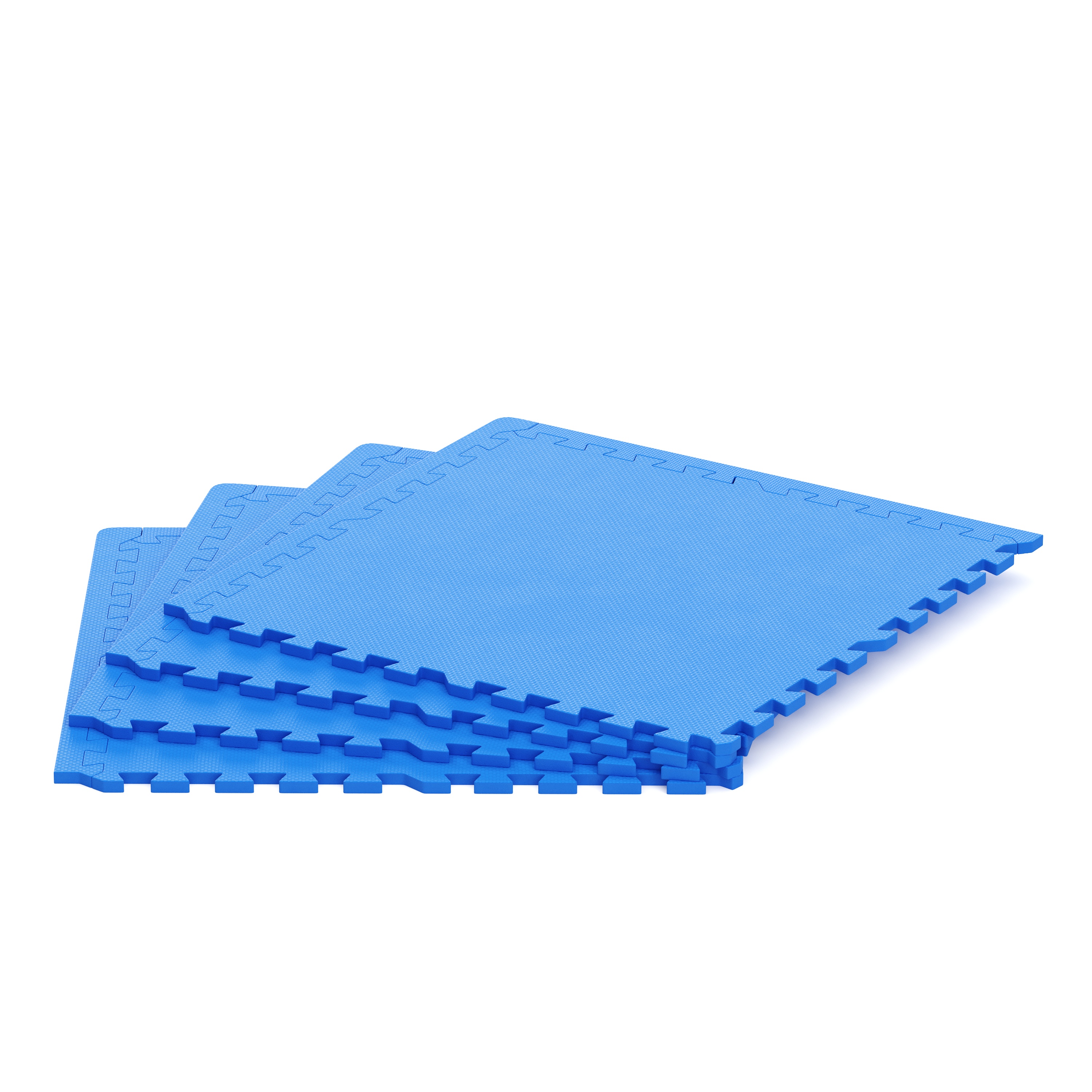 Bodenschutzmatte 61 x 61 cm 4er Set blau